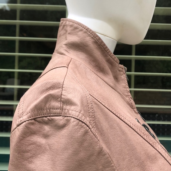 Vintage Arden B. Mauve Leather Jacket SzSm - Picture 7 of 12